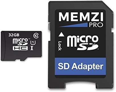MEMZI PRO 32GB Class 10 90 MB/s. Карта памет Micro SDHC карта с адаптер за SD за екшън камери Samsung Gear 360