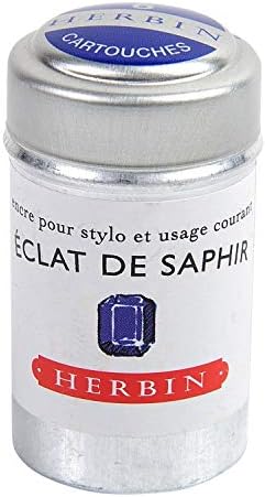 Herbin - Ref H201/16 - Мастило за автоматична писалка - Eclat de Saphir - Касета