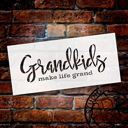 Шаблони Grandkids Make Life от StudioR12 | Шаблони на Word - за многократна употреба шаблон от mylar | Paint - Акрил - Мел