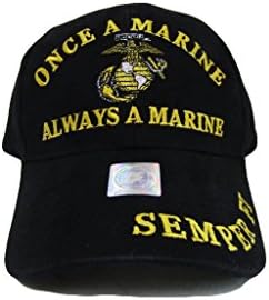 Морски пехотинец EGA Semper Fi Fidelis Когато е бил морски пехотинец, Винаги носеше шапка морската пехота 4-07-B