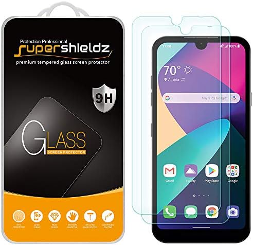 (2 опаковки) Supershieldz е Предназначен за LG Phoenix 5 Защитно фолио от закалено стъкло, не се драска, без мехурчета