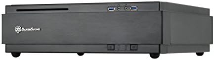 Silverstone SST-ML07B - кутия за компютър Milo Slim HTPC Mini-ITX, Черен