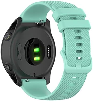 DJDLFA 20-22 ММ быстроразъемный силикон каишка за часовник Garmin Forerunner 745 Smart Watch Каишка на китката (Цвят: