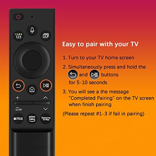 BN59-01357A дистанционно управление с подмяна на гласове за Samsung Smart TV, съвместим със серия от QLED, N43LS03AAFXZA,