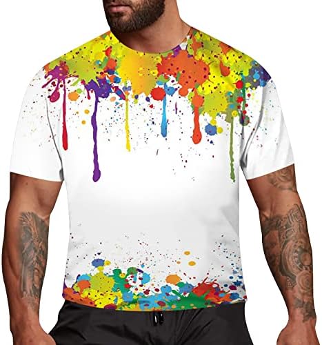 2023 Нови Мъжки Тениски с 3D Дизайн и Къс ръкав, Ежедневни Тениски с Графики, Мъжки Ризи с Дълъг Ръкав