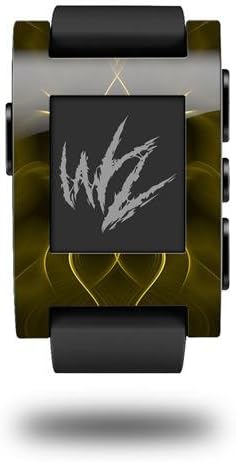 Абстрактна кожа в стила на жълтата прозорец винетка 01, подходящи за оригинални смарт часа Камъчето Smart Watch (часовници
