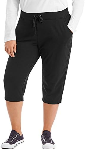 Дамски спортни панталони Just My Size, Френски Хавлиени капри с джобове, Дамски Спортни панталони JMS Capri с джобове