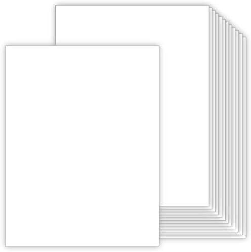 Плътен картон в бял цвят, 100 листа тежка хартия (110 паунда Капаци = 200 паунда на текст = 300 ГОРИВО), 8.5 x