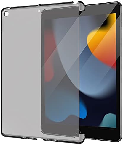 Калъф MoKo за новия iPad 9-то поколение 2021/iPad 8-то поколение 2020/iPad на 7-то поколение 2019, Матирана Прозрачна делото от тънка твърда пластмаса [Съвместима с официална клавиа?