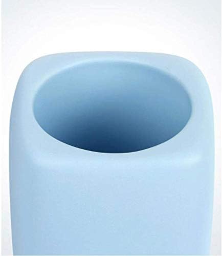 Квадратни тоалетни Четки и Притежателите на Livronic Керамични Набор от Тоалетни Четки За Баня, четка с дълга дръжка,