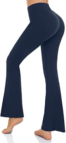 Дамски панталони за Йога с изрезки - Разкроена Гамаши за Жени с Висока Талия, Обувки За тренировки, Разкроена