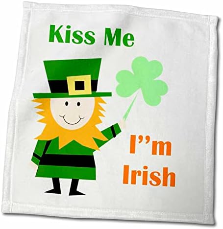 Триизмерно Kiss Me Im Irish с надпис Малко лепрекон - Кърпи (twl-234082-1)