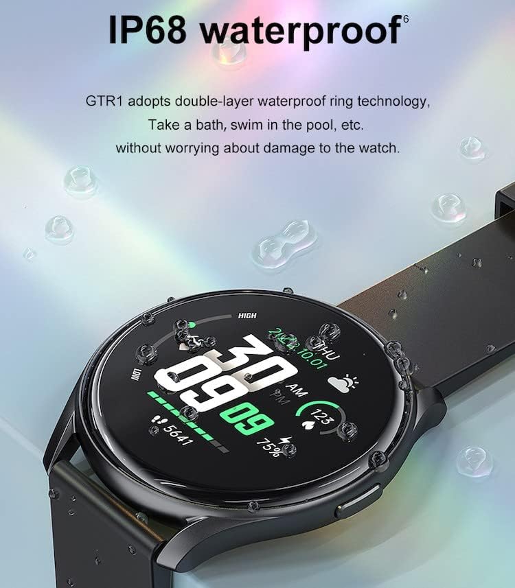Смарт часовници Мъжки Дамски Фитнес часовник Bluetooth с функция за сън с Честота на сърдечните Съкращения Водоустойчива за