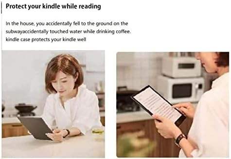 WunM Studio Абсолютно Нов калъф за Kindle 10-то поколение 6,0-инчов Kindle Cover 2019 година, Монтиране Лесен за носене [Автоматично