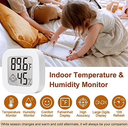 Сензор за влажност, Датчик за Влага Термометър За стая Влагомер за Измерване Влажността на Монитора на Температура и влажност