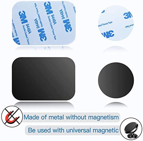 OWLKELA Метална плоча за закрепване на телефона върху магнит, кола, поставка с лепило, универсална Замяна стикер, съвместима