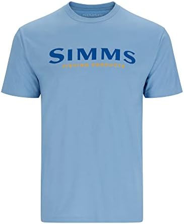 Тениска с логото на Simms – Мъжка Тениска с кръгло деколте и къс ръкав