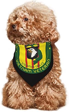 101-аз съм Въздух-Въздушна Дивизия Ветеран от Виетнам Домашно Куче Кученце Котка Балаклава Триъгълни Престилки Шал, Кърпа
