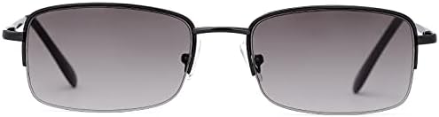 YIMI полнообъективные слънчеви очила с кутия пролетта панти за четене, защита UV400, слънчеви очила, блокиране на синя