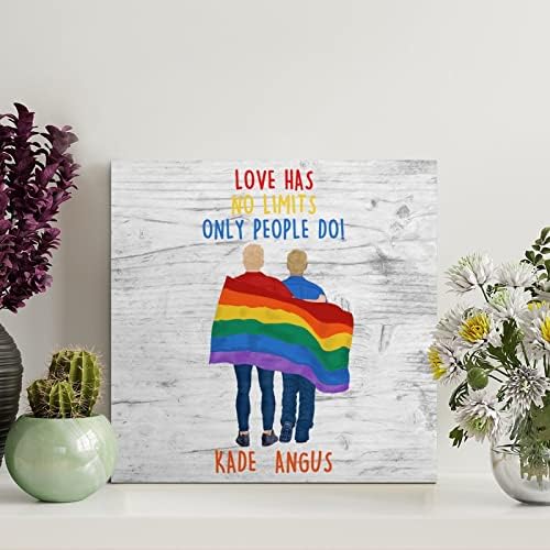 Любовта Не познава Граници, Само Хора, които Правят Дървени Табели Rainbow Pride, Гейове, Лесбийки, Гей ЛГБТК,