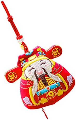 NUOBESTY Китайски Талисман Висулка Саше Чанта Бог е Бог на Богатството Пари Фън Шуй Кола Виси Богатство Висулка