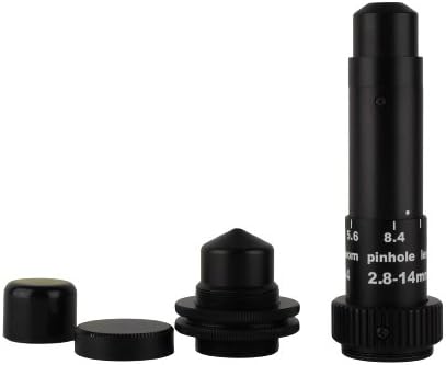 Обектив-обскура Marshall Electronics V-ZPL-214 с увеличение от 2,8 мм до 14 мм f2.5 (черен)