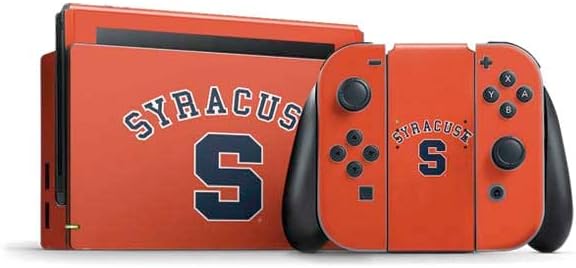 Игри кожата Skinit Decal е Съвместим с пакет Nintendo Switch Пакет - Официално Лицензиран оранжев дизайн