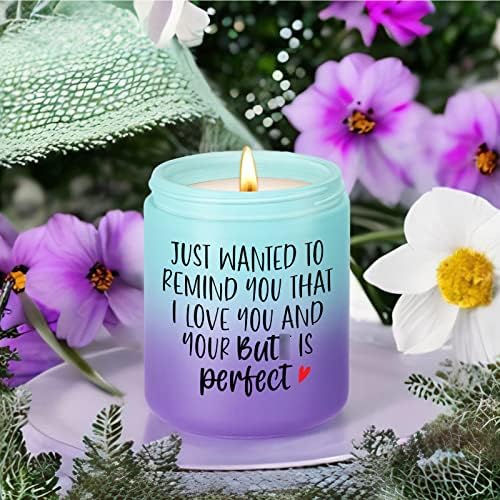 Ароматни свещи GSPY - Романтични подаръци, Подарък обичам Те за Нея, Него, Жени, Мъже - Забавни Подаръци за Годишнина,