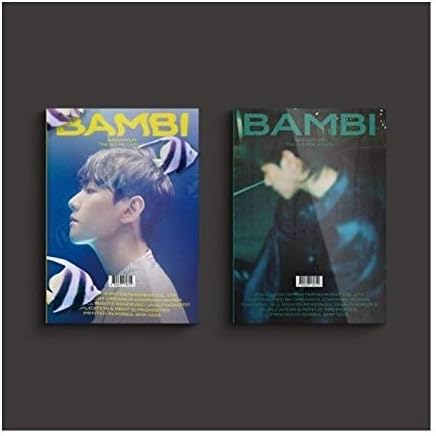 EXO Baekhyun Бамби 3-та версия на мини-албум за книга с нощно дождевиком CD + 2p Сгъваем Плакат + 88 p Книга