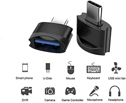 Адаптер Tek Styz C USB за свързване към USB конектора (2 опаковки), който е съвместим с вашия HTC Tyn за OTG със зарядно