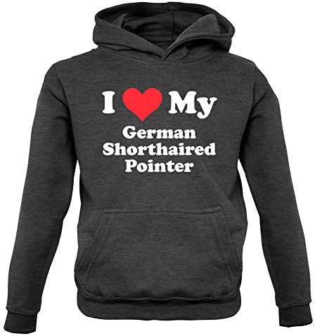 Аз обичам Своя немски Короткошерстного Пойнтера - Детски Пуловер С качулка