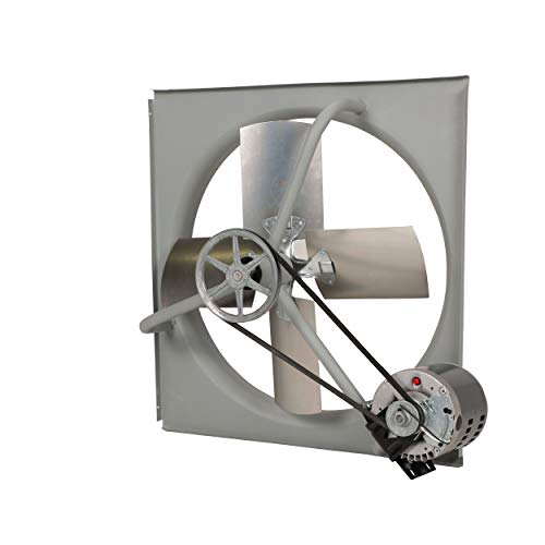 Търговска вентилатор TPI Corporation CE-24-B - Монофазен индустриален вентилатор с диаметър от 24 инча за 120 Волта за вентилация
