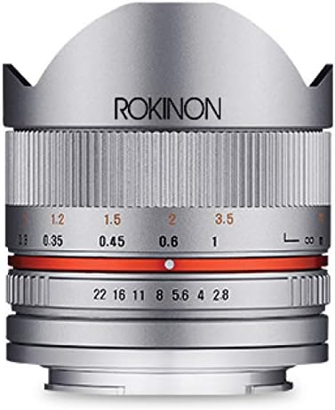 Обектив Rokinon RK8MS-E 8 мм F2.8 серия 2 Рибешко око за камери Sony E, сребрист