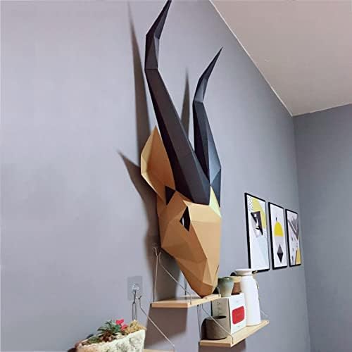 WLL-DP Геометрична Главата Антилопи Книжен Модел Креативни Хартиени Изделия направи си САМ Украса на Стените на 3D Оригами Пъзел Ръчно изработени Хартиена Скулптура ?