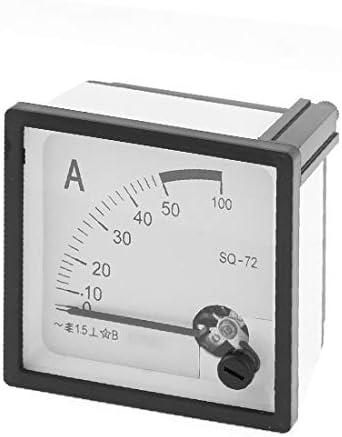 X-DREE AC 0-50А Измерване на ток с квадратен циферблат, монтирани на панела за измерване Амперметра (Calibro amperometro misuratore montato су pannello prova di quadrante corrente AC 0-50А