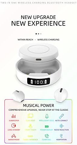 Loluka Мини Безжичната Слушалка Малки Bluetooth Слушалки с led дисплей Електрически Слушалки гледане на музика от