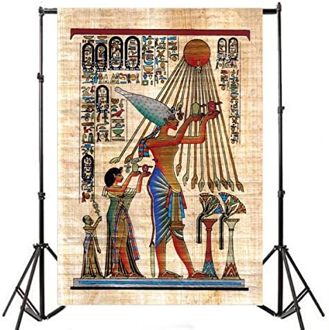 Leowefowa Винил Фон за Снимки с размер на 3X5 фута, Стенни Живопис, Декорация на Гробницата, древните египетски Богове
