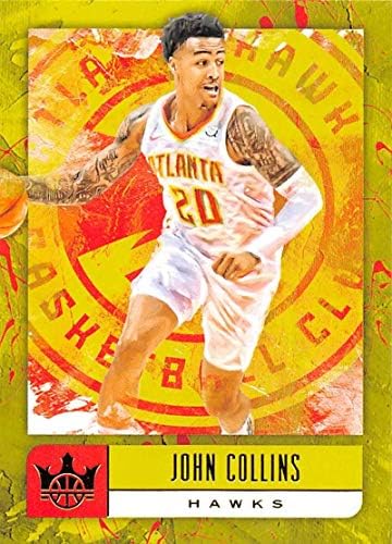 2018-19 Корт Кингс Интернешънъл Баскетбол 3 Джон Колинс Атланта Хоукс Официален силен вятър Ексклузивната Търговска