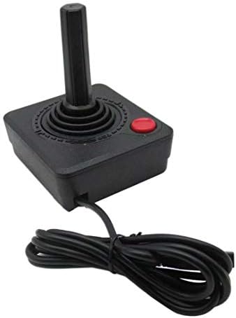 Преносимото Джойстик контролер Qblahip LVW616 за Конзолната система за Atari 2600 Черен
