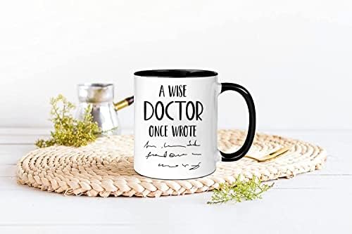 Забавна Чаша на Доктора, Чаша с Надпис Умен лекар, след като написах Чаша на Доктора, Чаша на д-Р за Жени, Подарък Доктор