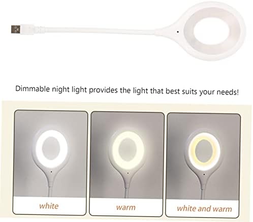 SOLUSTRE Voice USB Night Light Led Лампа за Нощно Осветление LED PVC Бял