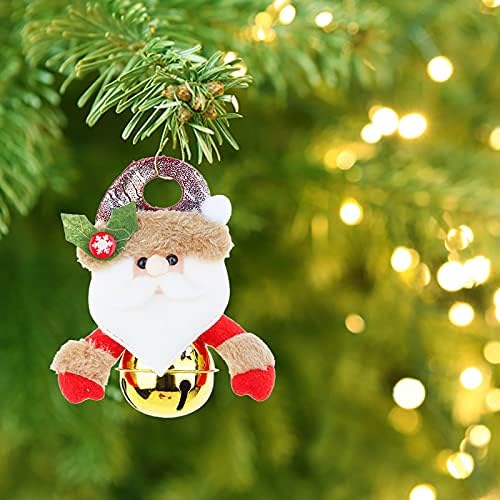 Коледна Висулка, Висулка Коледен Карикатура Декорация Висулка Звънец Главата Дърво, Коледна Украса Висящи Топки Украшение