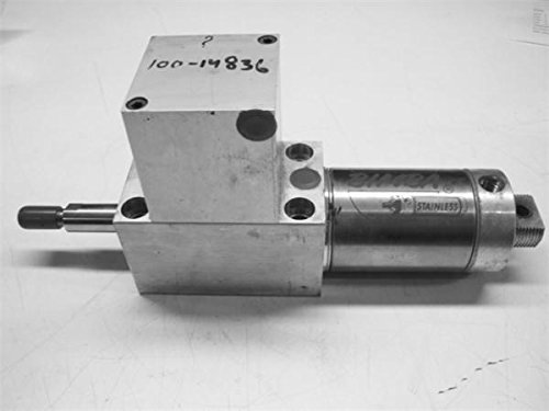 Пневматичен цилиндър Bimba Bflm-501.5-Dxpw с напредъка на 1,5 и една дупка 2,5, Стволови Bflm-501.5-Dxpw