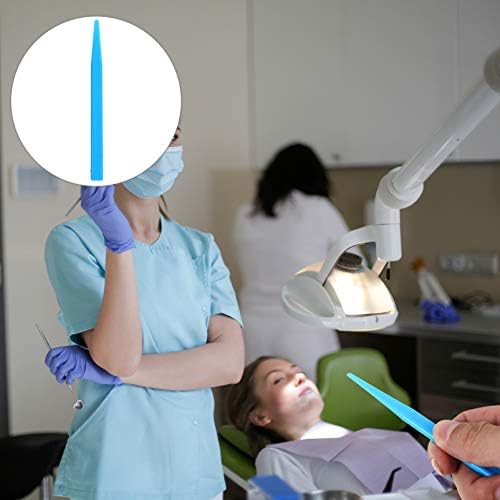 ULTECHNOVO 10шт Стоматологични Пръчици За Смесване на Пластмасова Шпатула Штукатурный tool е Инструмент За Смесване на Бои калъп За Печат Миксер