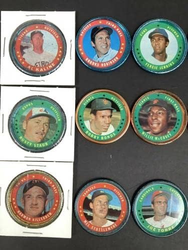 Бейзболни монети Topps 1971 г., партида от 18 броя Kaline Staub Killebrew Дженкинс McCovey Torre - Фотомонеты и монети MLB