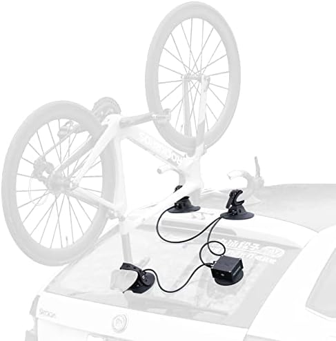 ROCKBROS Единично Велосипедна стойка за кола Електрическа Велосипедна стойка на Присоске за Покрива на автомобила