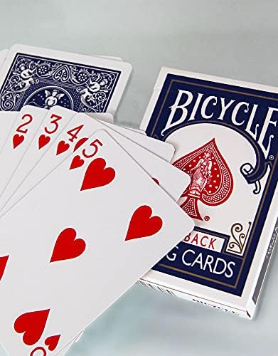Карти за игра с показалеца на гърба колоездач (ЦВЕТОВЕТЕ МОГАТ да се РАЗЛИЧАВАТ - в ЕДНА ОПАКОВКА)