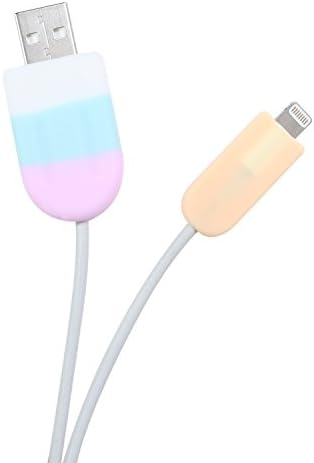 藤本電業 Fujimoto Denki Csi-Защитна Капачка за Оригинален кабел за iPhone, Сладолед, Ванильная сода,