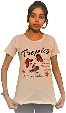 Тениска с V-Образно деколте и къс ръкав за момичета French Toast Tee