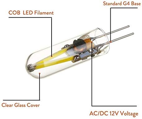 Led лампи G4 Двухконтактное основа G4 мощност от 2 W (еквивалент на подмяна на халогенни крушки с мощност 20 W) Студено Бяла